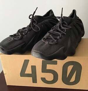 Adidas Yeezy 450 Utiblack Utility Black Size 12 H03665
